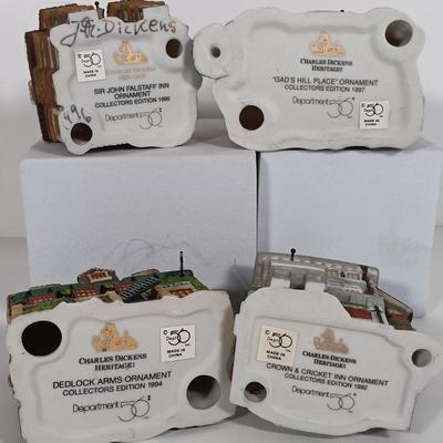 LOT 114: Department 56, David Winter and Hallmark House Ornaments