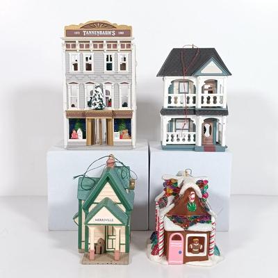 LOT 114: Department 56, David Winter and Hallmark House Ornaments