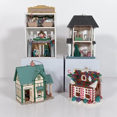 LOT 114: Department 56, David Winter and Hallmark House Ornaments