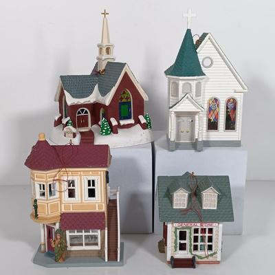 LOT 114: Department 56, David Winter and Hallmark House Ornaments