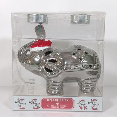 LOT 116: Elephant Themed Ornaments and Home Decor