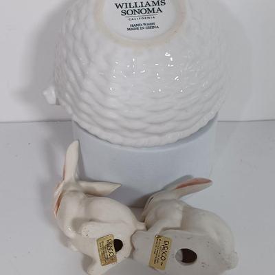 LOT 117: Fitz and Floyd Fauna and Flora Plate, Arabia Finland Floral Plates, Pendelfin Stonecraft & More