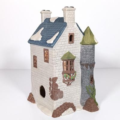 LOT 119: Dept 56 Theatre Royal, Coffee House, Wool Shop, By the Pond & Mutton and Ham