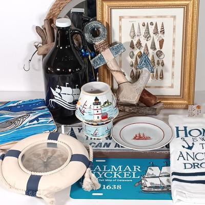 LOT 124: Nautical Themed Decor