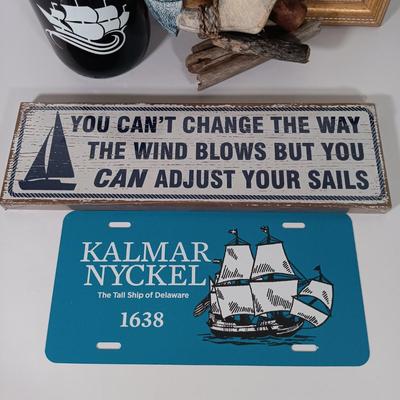 LOT 124: Nautical Themed Decor