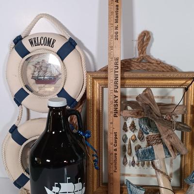 LOT 124: Nautical Themed Decor