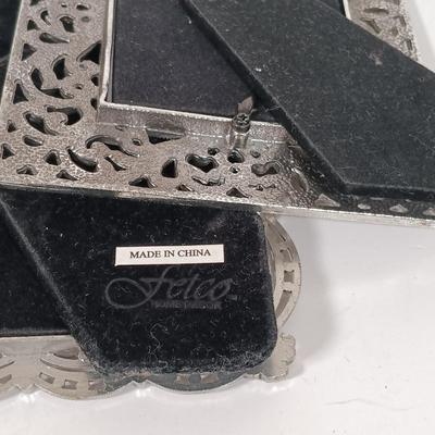 LOT 126: Princess Diana Marriage Plate, UK Themed Dish Towels, Trade Continental Hand Wrought Aluminum & More