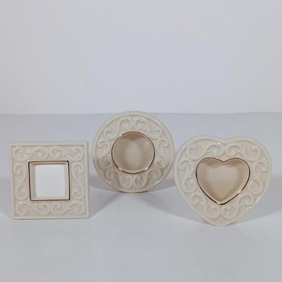 LOT 126: Princess Diana Marriage Plate, UK Themed Dish Towels, Trade Continental Hand Wrought Aluminum & More