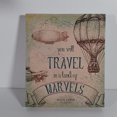 LOT 127: Hallmark Alice in Wonderland Miniatures, Owlcrate Exclusive Tote Bag, Wall Art & More