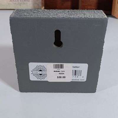 LOT 127: Hallmark Alice in Wonderland Miniatures, Owlcrate Exclusive Tote Bag, Wall Art & More