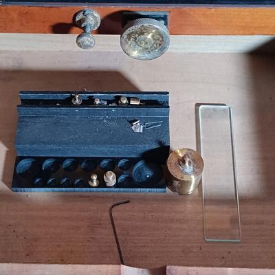 LOT 128: Antique Voland & Sons Analytical Balance Scale