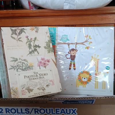 LOT 133: Large Collection of Crafting Supplies - Scrapbooking, Photo Albums, Embroidery & More