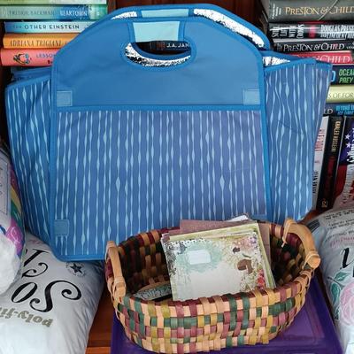 LOT 133: Large Collection of Crafting Supplies - Scrapbooking, Photo Albums, Embroidery & More