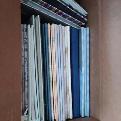 LOT 133: Large Collection of Crafting Supplies - Scrapbooking, Photo Albums, Embroidery & More