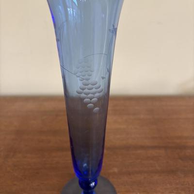 LOT 136: Vintage Cobalt Blue Vase, Lenox Elephant Trinket Boxes, Floral Wall Picture Frames