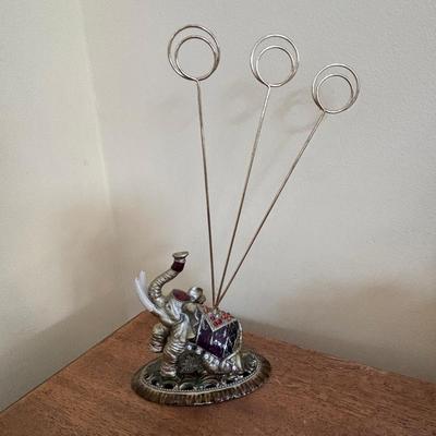 LOT 136: Vintage Cobalt Blue Vase, Lenox Elephant Trinket Boxes, Floral Wall Picture Frames