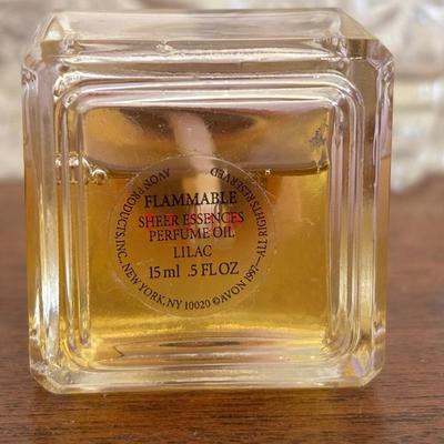 LOT 137: Crystal Perfume Bottles, Vintage Ladies Gloves Porcelain Hair Receiver, Vintage Style Magnifying Glass w/Stone Handle