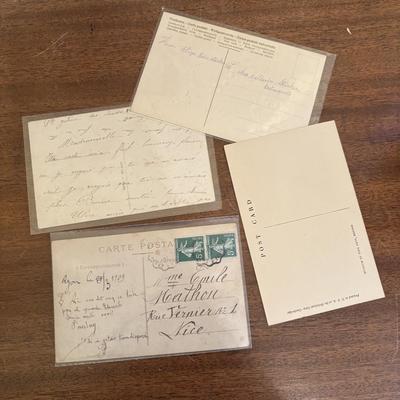 LOT 139: Vintage Manicuring Tools w/Mother of Pearl Handles, the Burr McIntosh Monthly, Postcards, Macy's Ladies Hat & More