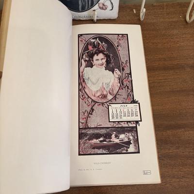 LOT 139: Vintage Manicuring Tools w/Mother of Pearl Handles, the Burr McIntosh Monthly, Postcards, Macy's Ladies Hat & More