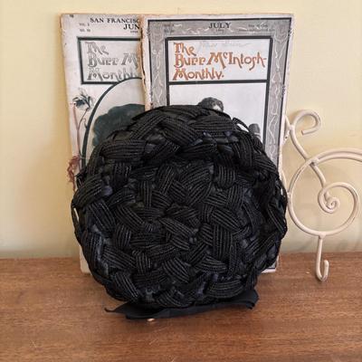 LOT 139: Vintage Manicuring Tools w/Mother of Pearl Handles, the Burr McIntosh Monthly, Postcards, Macy's Ladies Hat & More