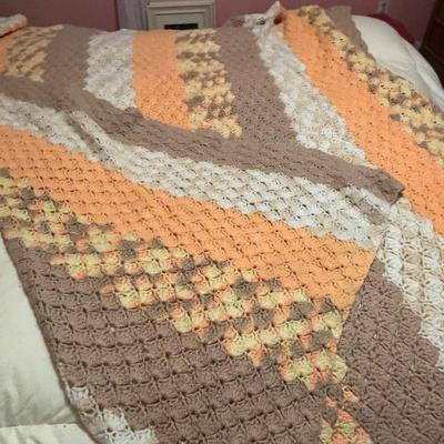 LOT 141: Collection of 6 Handmade Afghans