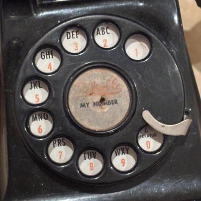 LOT 142: Vintage Wooden Childs Ironing Table, Reliable Toy Co, Telephone, Vintage Universal Electric Iron, Kindness & Purpose Print...