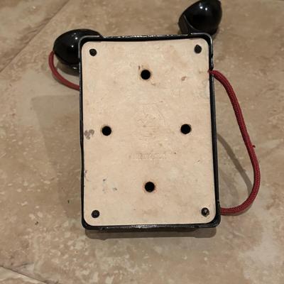 LOT 142: Vintage Wooden Childs Ironing Table, Reliable Toy Co, Telephone, Vintage Universal Electric Iron, Kindness & Purpose Print...