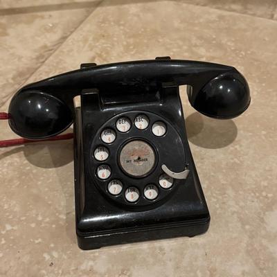 LOT 142: Vintage Wooden Childs Ironing Table, Reliable Toy Co, Telephone, Vintage Universal Electric Iron, Kindness & Purpose Print...