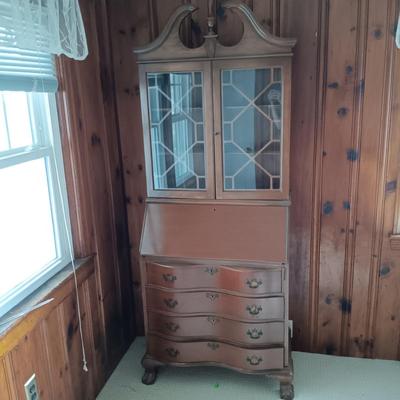 LOT 190: Vintage Secretary Desk