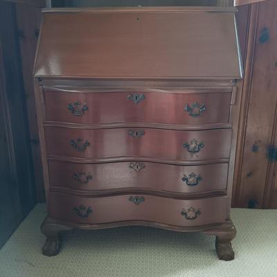 LOT 190: Vintage Secretary Desk