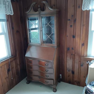 LOT 190: Vintage Secretary Desk