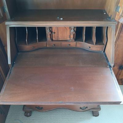 LOT 190: Vintage Secretary Desk