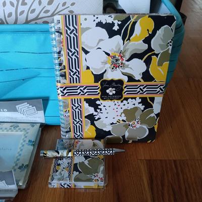 LOT 193: Home Decor Collection - Kate Spade Writing Set, William Sonoma Throw Pillows, Photo Albums & More