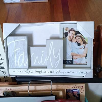 LOT 193: Home Decor Collection - Kate Spade Writing Set, William Sonoma Throw Pillows, Photo Albums & More