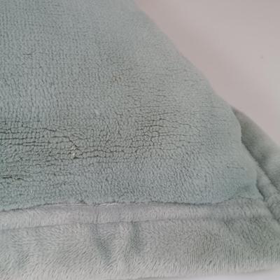 LOT 194: Set of (2) Ugg Light Green Micro Plush Pillows