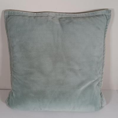 LOT 194: Set of (2) Ugg Light Green Micro Plush Pillows