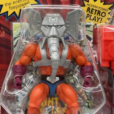 LOT 220: Master of the Universe Snout Spout (NIP), Smokey the Bear & Duck Tale Cardboard Puzzles and a Little Blue Friend Baker Smurf