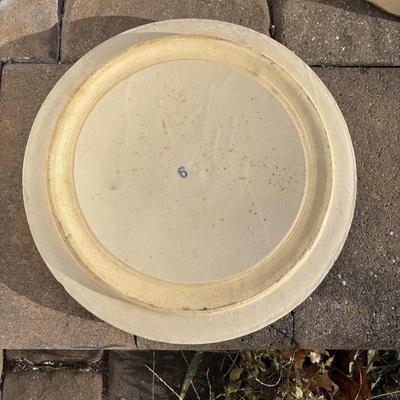 LOT 221: Vintage 6-gallon Crock w/Lid