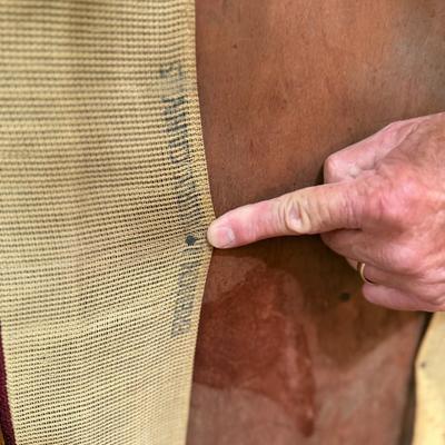 RARE Victorian Metal Cast Claw Glass Ball Bench with NeedlePoint Cushion