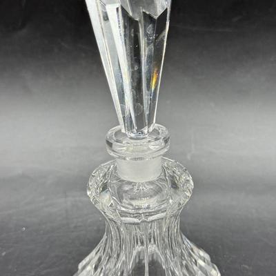 Sale Photo Thumbnail #98: Most likely from Nizbor A. Ruckl & Sons in the Czech Republic, beautiful collectible perfume bottle.