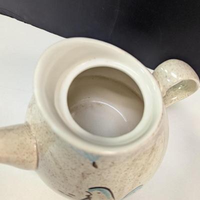 Vintage Red Wing's Bob White Quail Pattern Teapot & Casserole Dishes