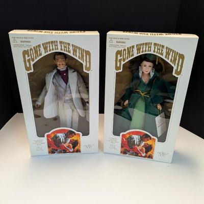 World Doll Gone With The Wind Rhett Butler & Scarlett O'Hara