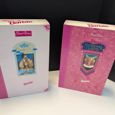 Great Eras Egyptian Queen & Medieval Lady Barbies