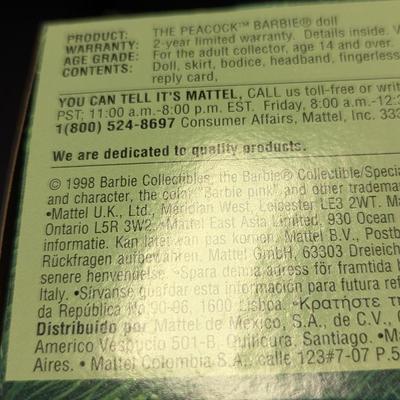 The Peacock Barbie