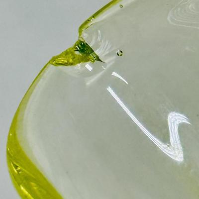 Sale Photo Thumbnail #56: Has a scalloped edge, one small chip on an edge, see photos. Approx. 7" tall.