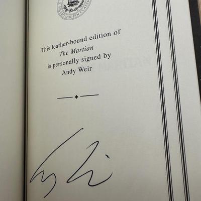 The Martian by Andy Weir – Signed Leather Collector’s Edition