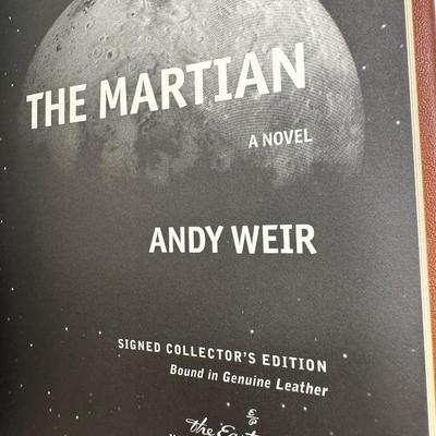 The Martian by Andy Weir – Signed Leather Collector’s Edition