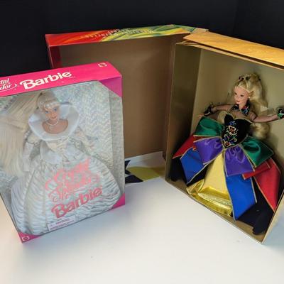 Crystal Splendor & Midnight Princess Barbies