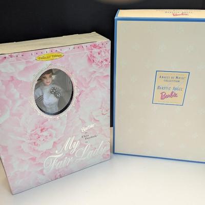 Angels Of Music Harpist Angel & My Fair Lady Barbies