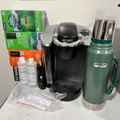 Keurig Coffee Maker Plus Pods, Accessories & Stanley Thermos (BLR-RG)